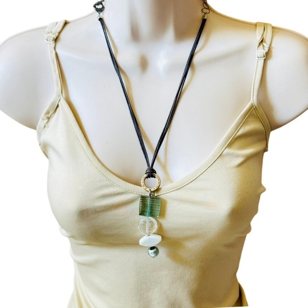 Antica Murrina Venezia Necklace Colorful Sterling 925 Glass Beads Murano Italy - Picture 2 of 7
